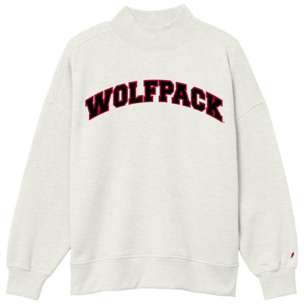 Oatmeal Ladies Diana Mock Neck - Wo